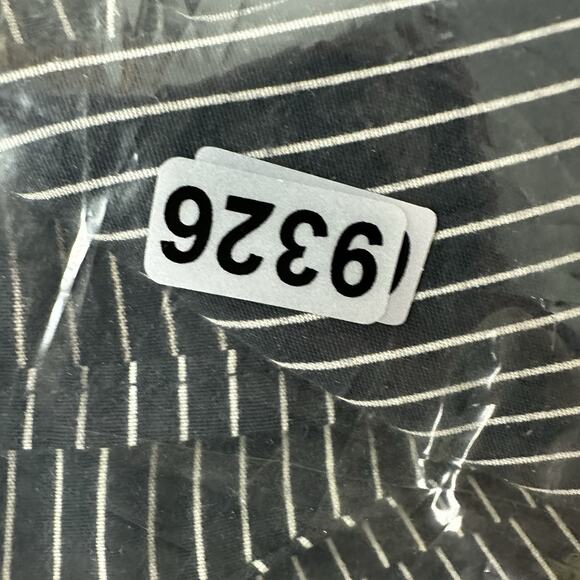 MM Lafleur Top Blouse Womens Large Blue Rampling Top Thin Stripe - Picture 12 of 12